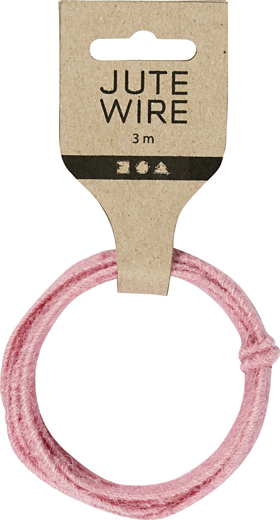 Jutesnor - Tykkelse 2-4 Mm - Pink - 3 M