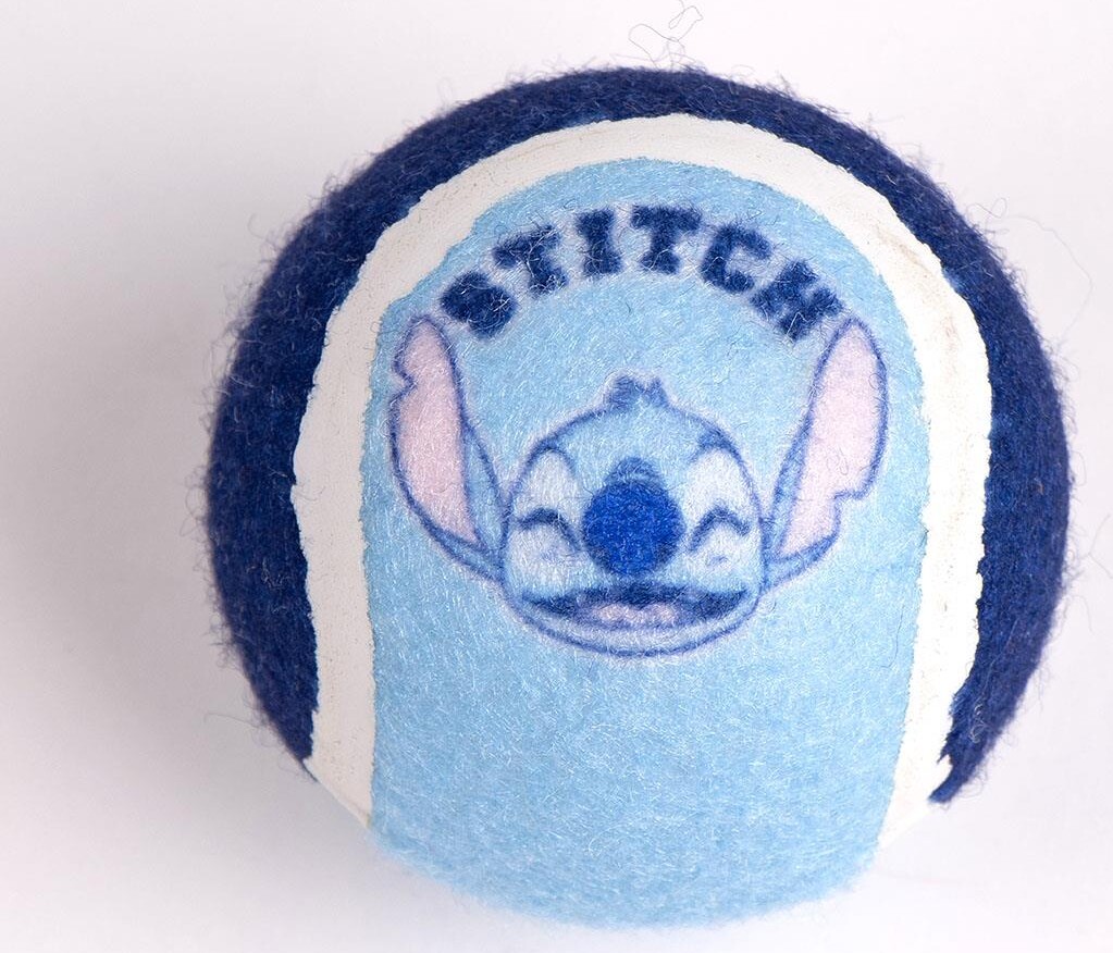 Stitch - Hundeskål Sæt - Inkl Kastebold Og Bidelegetøj - Blå