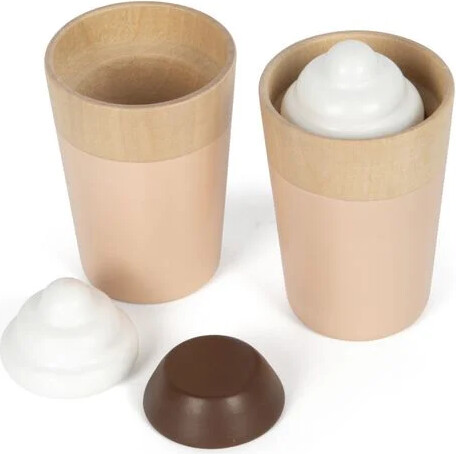 Kaffemaskine Legetøj I Træ - Grå - Tasty - Small Foot