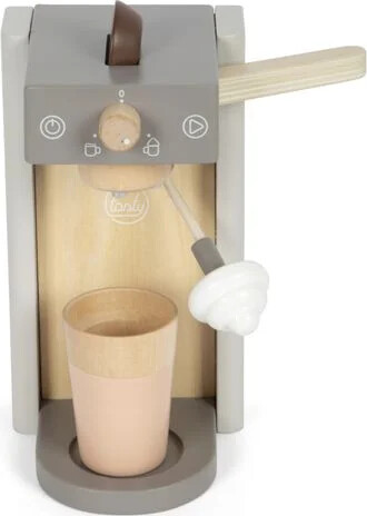 Kaffemaskine Legetøj I Træ - Grå - Tasty - Small Foot
