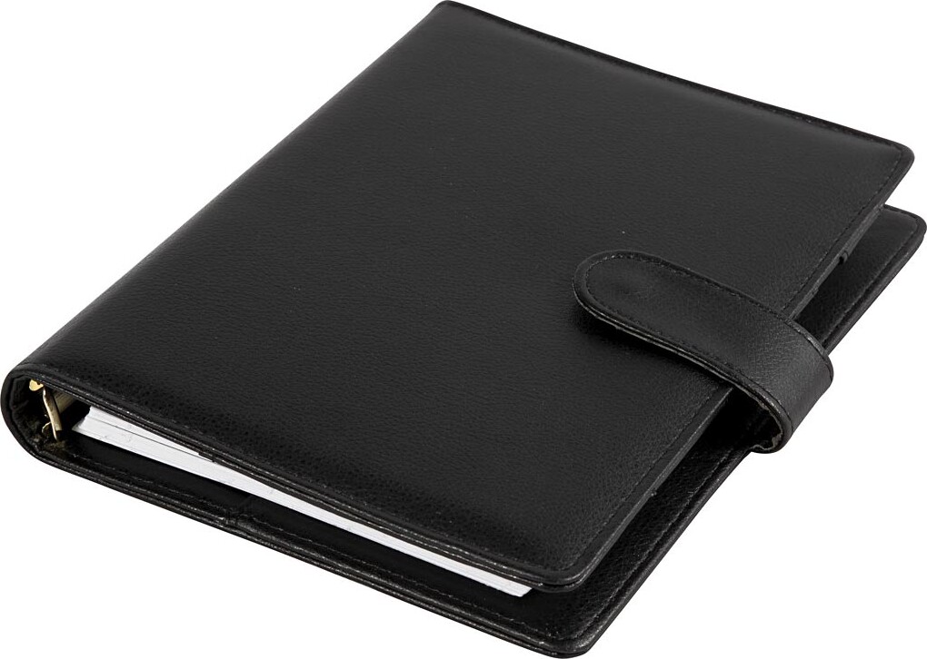 Kalender - Str 19X23 5X4 Cm - Ringordner - Sort - 1 Stk