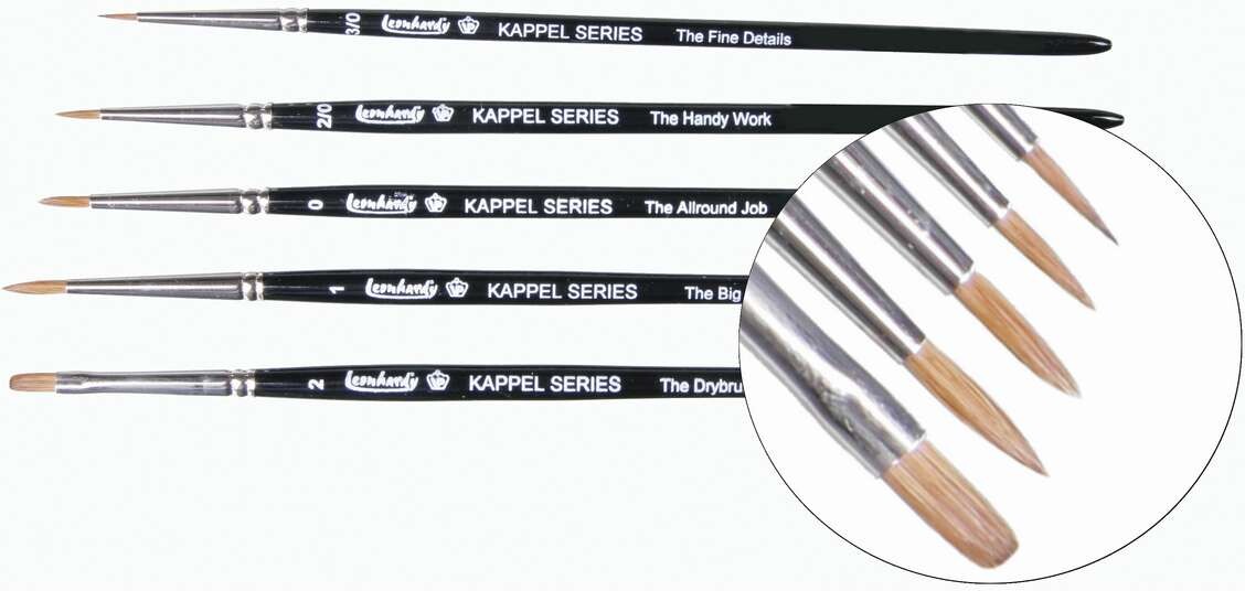Penselsæt - Kappel - Leonhardy - 5 Stk