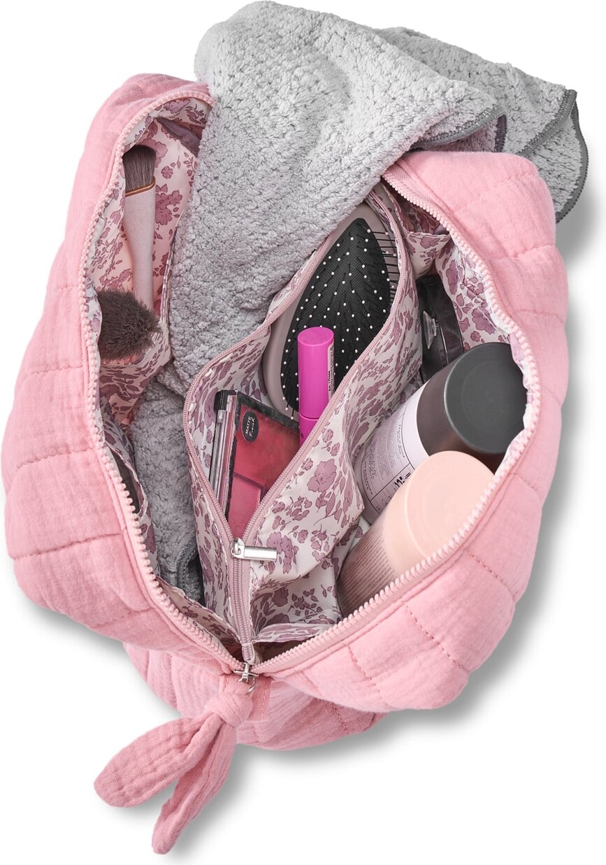 Karen - Stor Toilettaske - Pink - Large