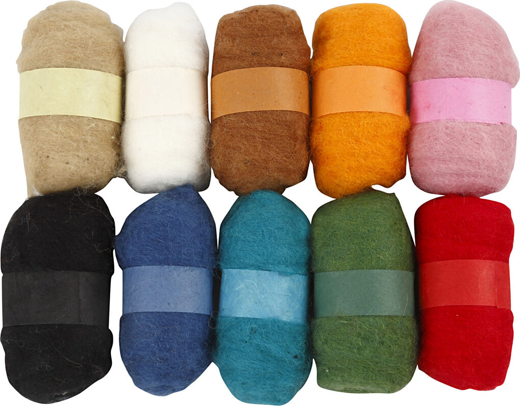 Kartet Uld - Flere Farver - 10X25 G