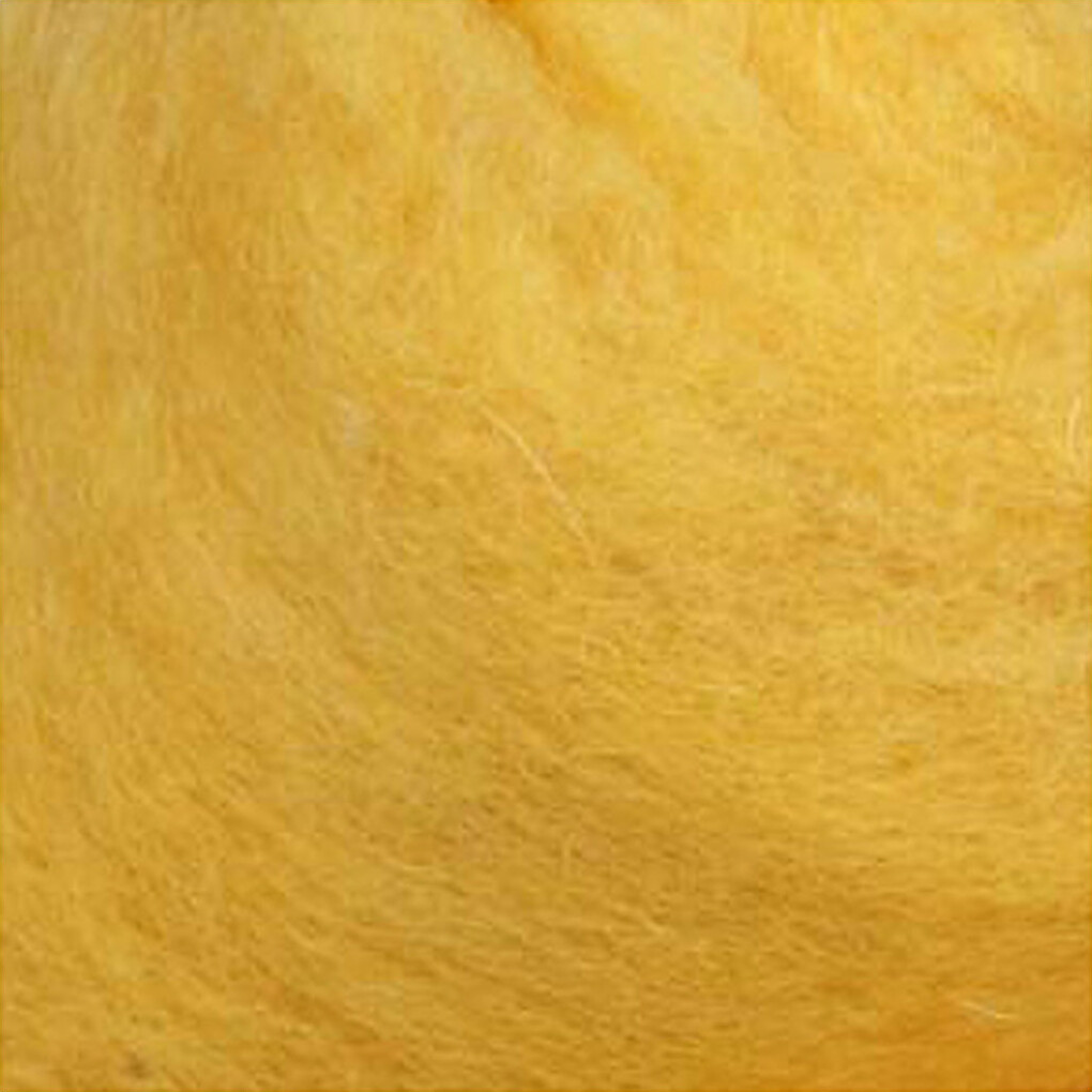 Kartet Uld - Gul - 100 G