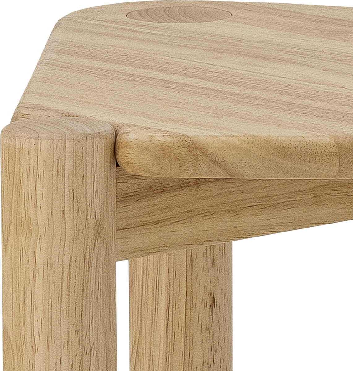 Bloomingville - Kassia Sidebord - Natur - Gummitræ
