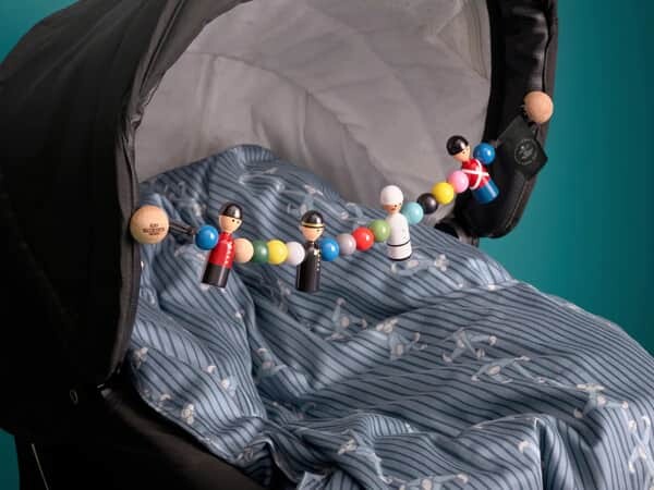 Kay Bojesen Babies - Barnevognskæde Multi