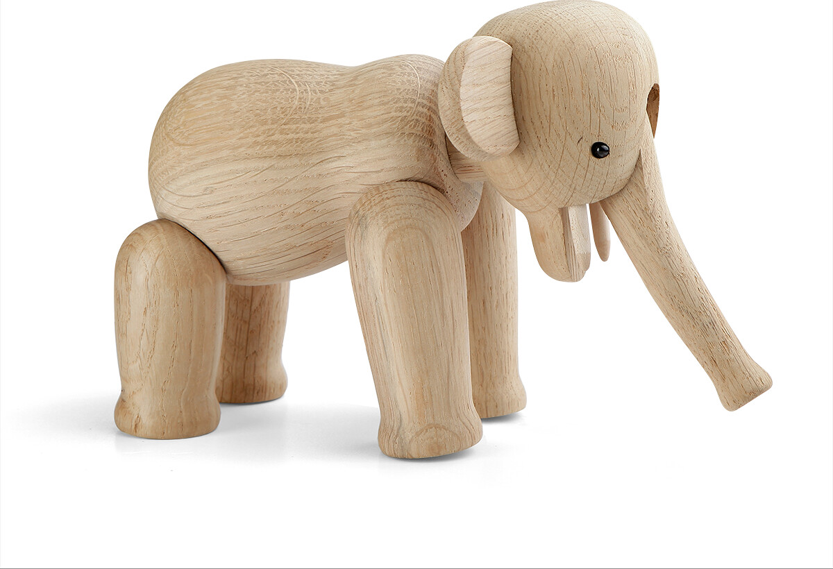 Kay Bojesen - Elefant Lille - Eg - 9 5 Cm