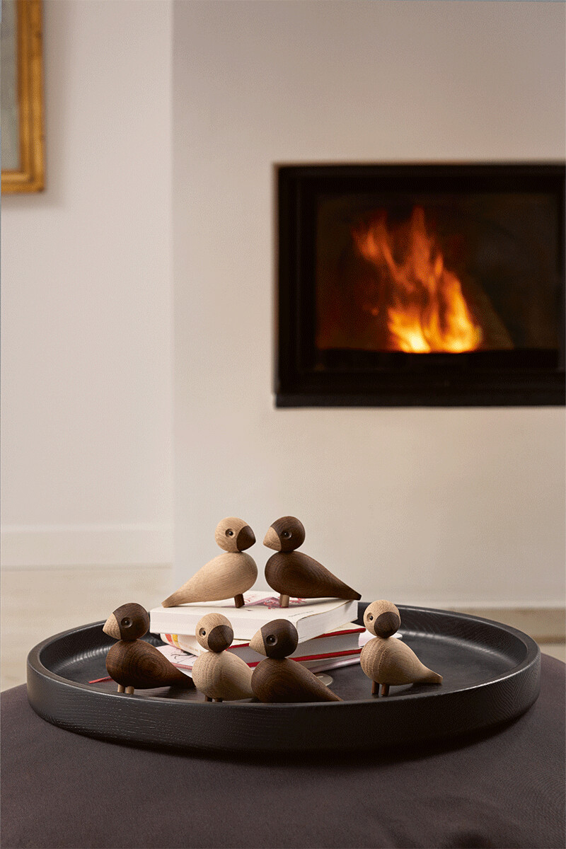 Kay Bojesen - Turtelduer - Egetræ