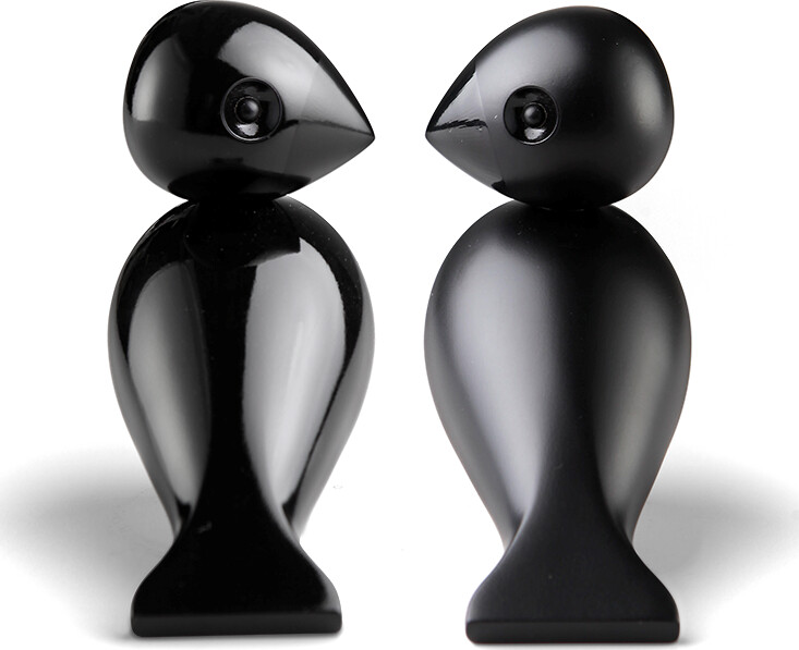 Kay Bojesen - Turtelduer - Sort - 9 Cm