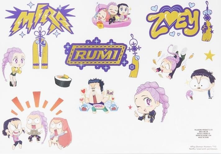K Pop Demon Hunters Gadget Decals
