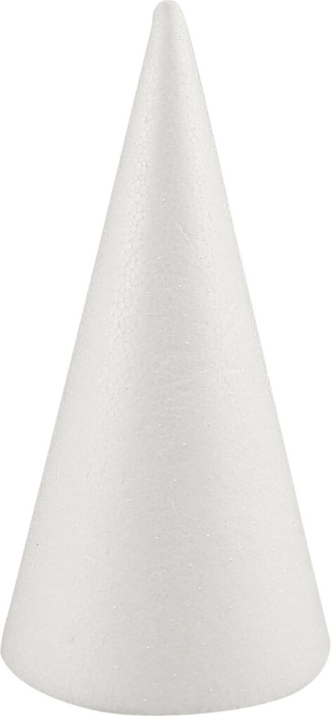 Kegle - H 19 5 Cm - Ø 7 Cm - Hvid - 1 Stk