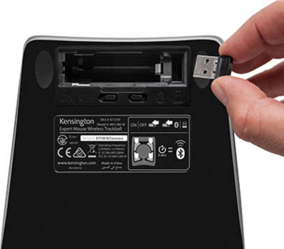 Kensington - Expert Trackball Wireless - Black