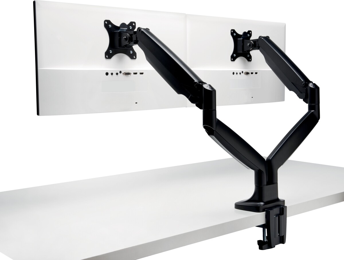 Kensington - Onetouch Smartfit Monitor Arm Dual - Black