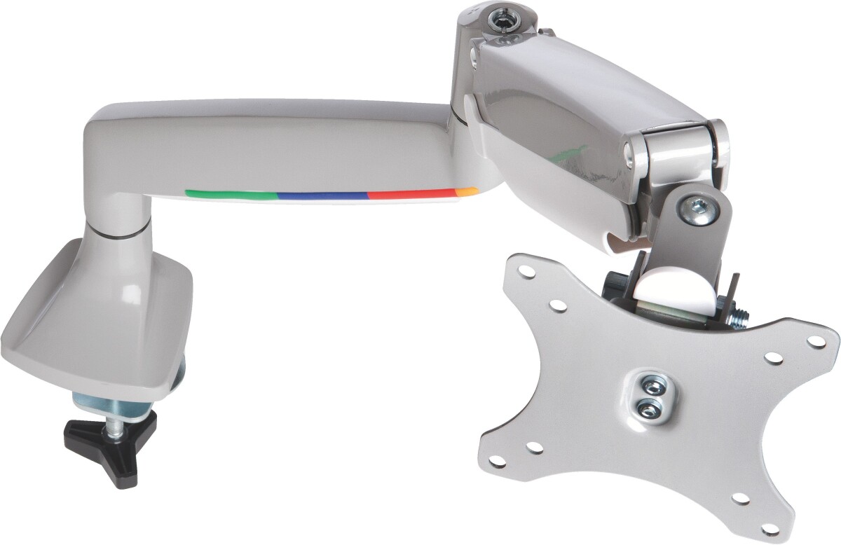 Kensington - Smartfit One-Touch Monitor Arm Single - Light Grey