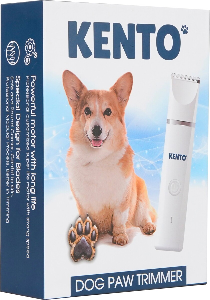 Kento - Hundepote Klippemaskine Trimmer 2 I 1 Med Fil - Hundetrimmer Og Klo