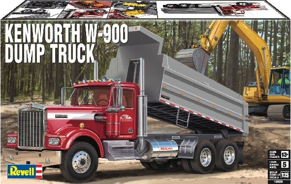 Revell - Kenworth W-900 Lastbil Byggesæt - 1 25 - Level 5 - 12628