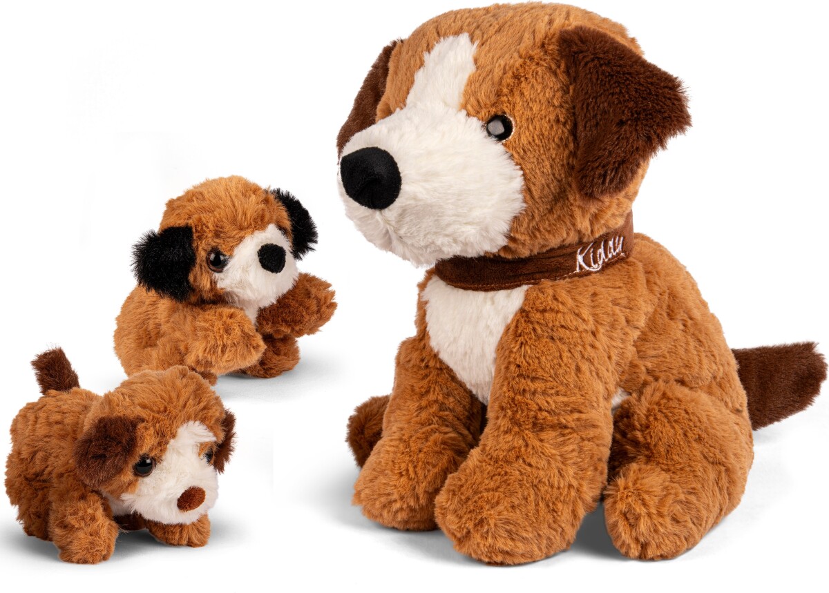 Kiddy - Plush Dog With Puppies 61866