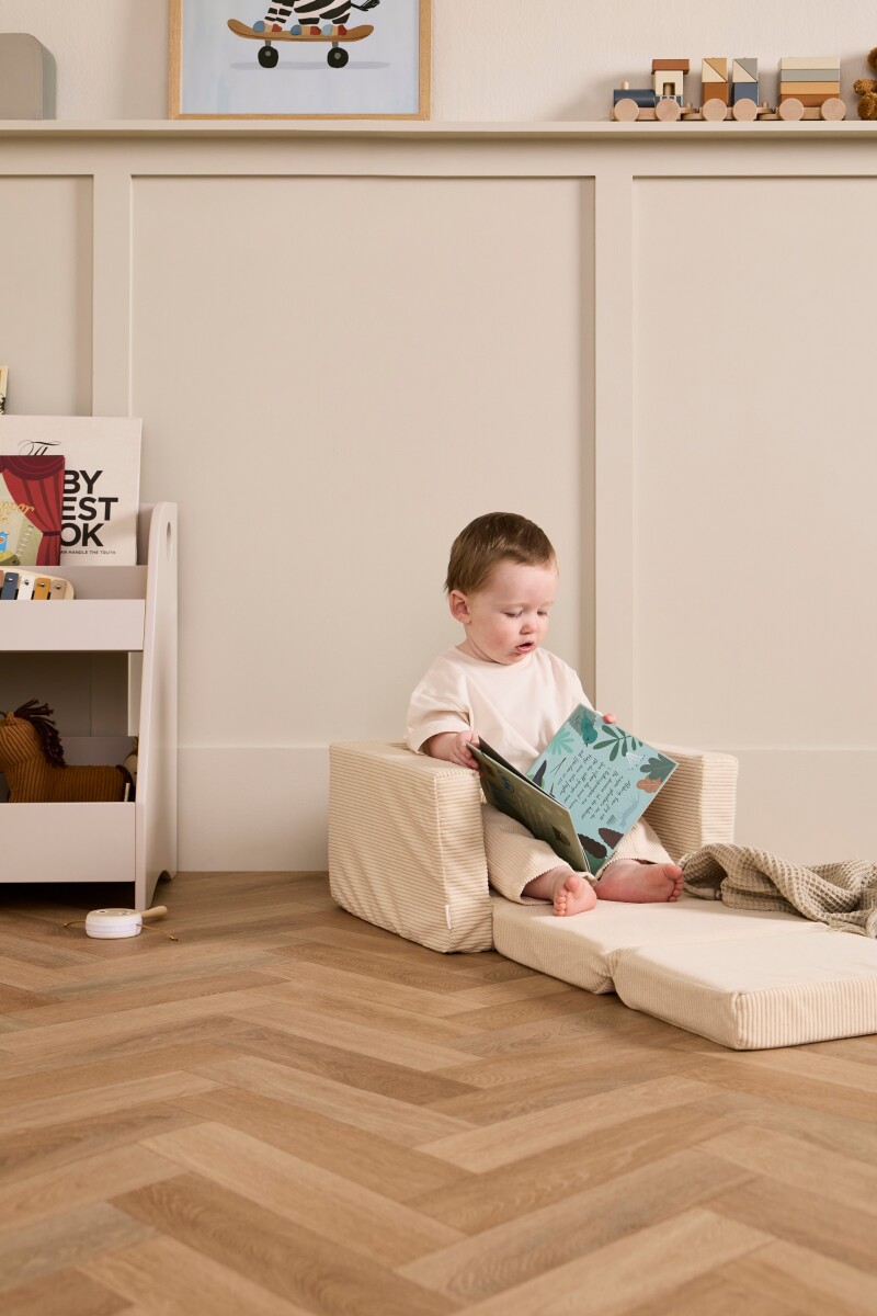 Foldbar Lænestol Til Børn - Råhvid - Kids Concept