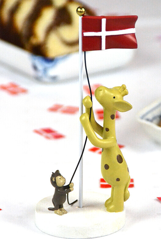 Kids By Friis Bordflag - Giraf Og Abe