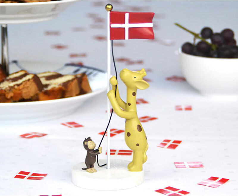Kids By Friis Bordflag - Giraf Og Abe