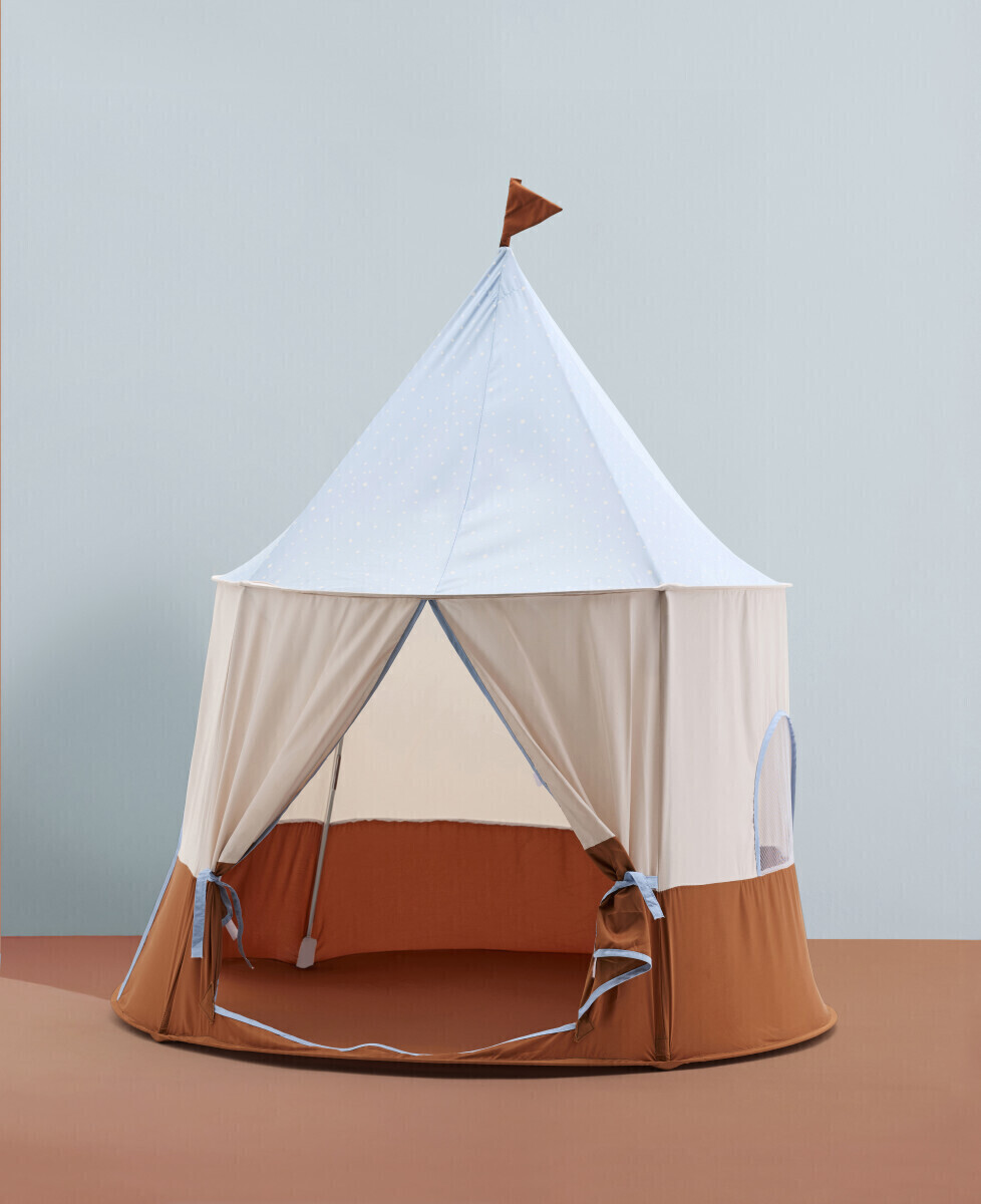 Kids Concept - Cirkustelt - Lyseblå - 115 X 120 Cm