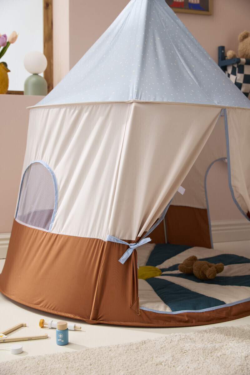 Kids Concept - Cirkustelt - Lyseblå - 115 X 120 Cm