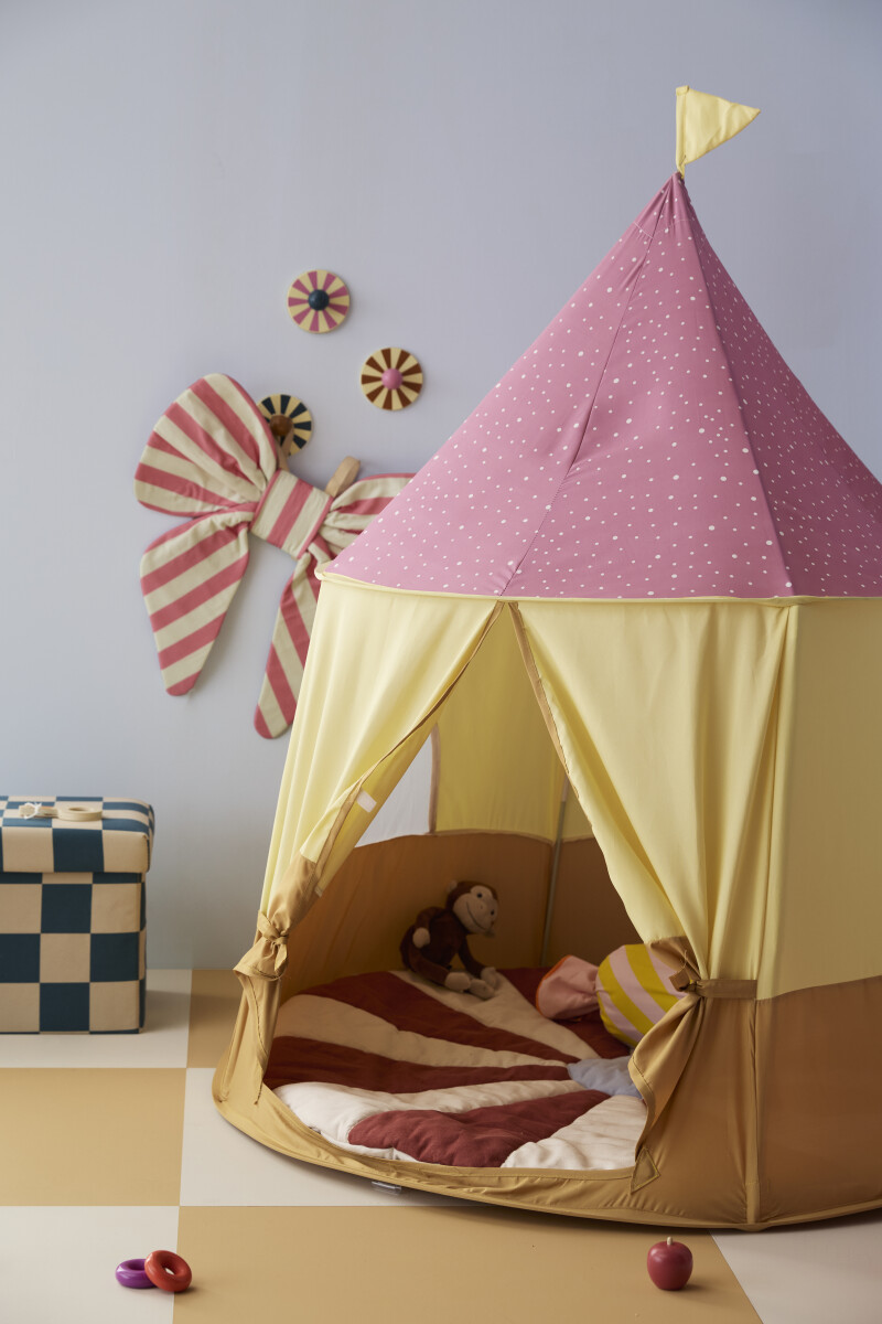 Kids Concept - Cirkustelt - Rosa - 115 X 120 Cm
