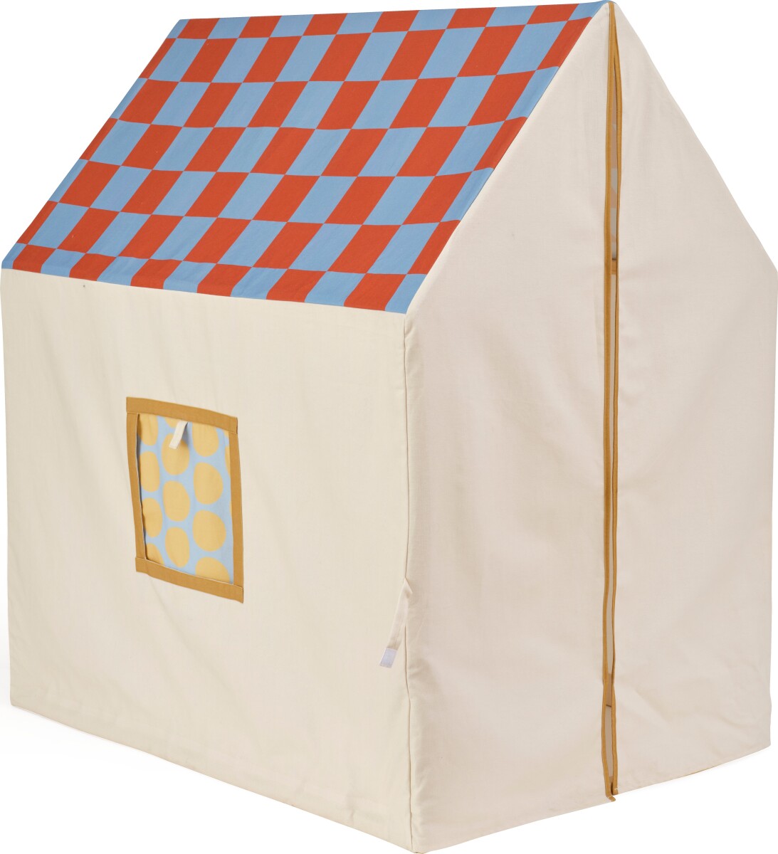 Kids Concept - Legetelt - Dusty Blue Check - 110X80X124 Cm