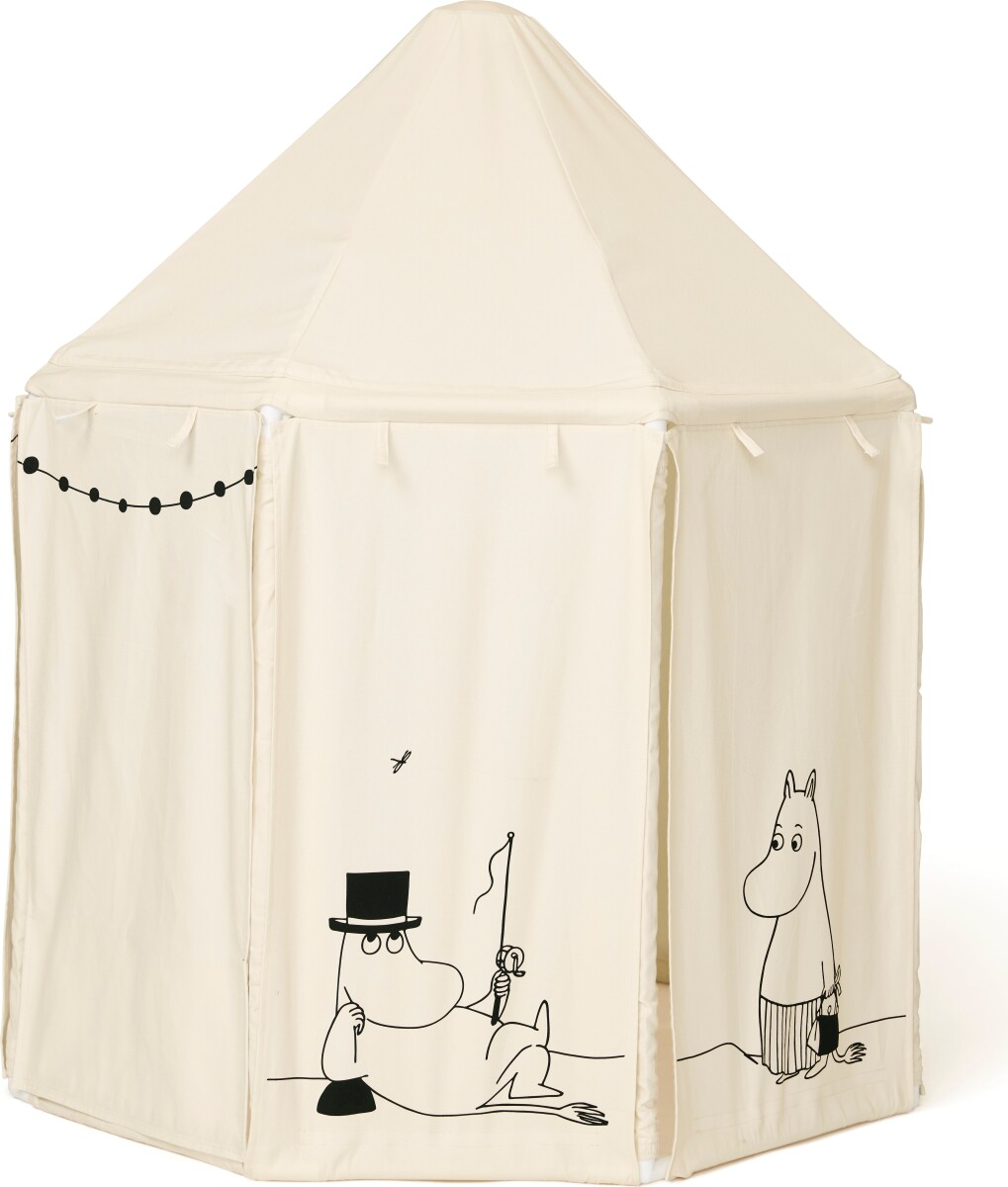 Kids Concept - Mumin - Pavillon Telt - Natur - Højde 124 Cm Diameter 107
