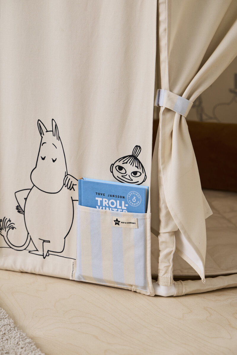 Kids Concept - Mumin - Pavillon Telt - Natur - Højde 124 Cm Diameter 107