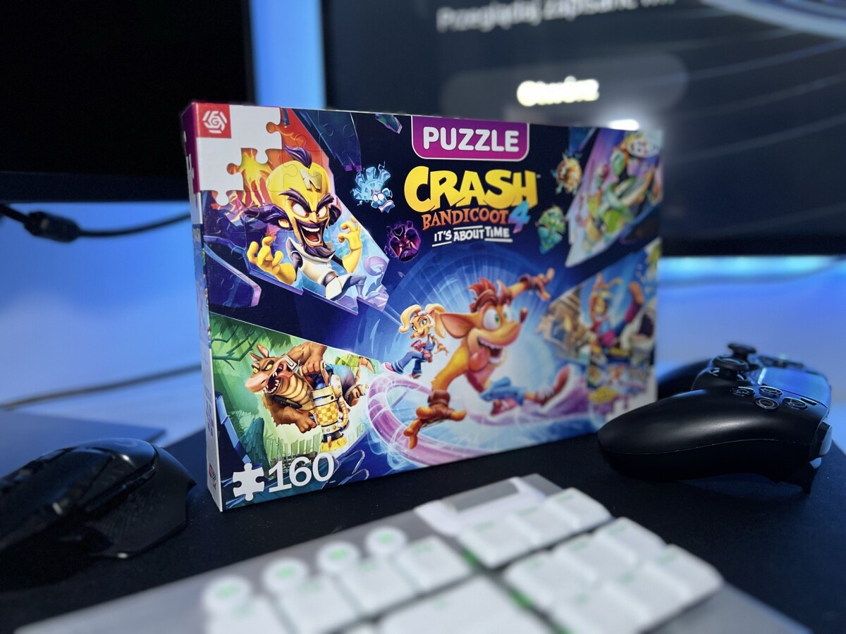 Crash Bandicoot Puslespil - Good Loot Puzzle - 160 Brikker