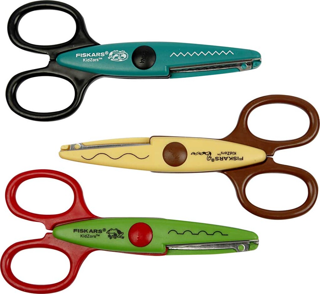 Fiskars - Kidzors Mønstersakse - 3 Stk