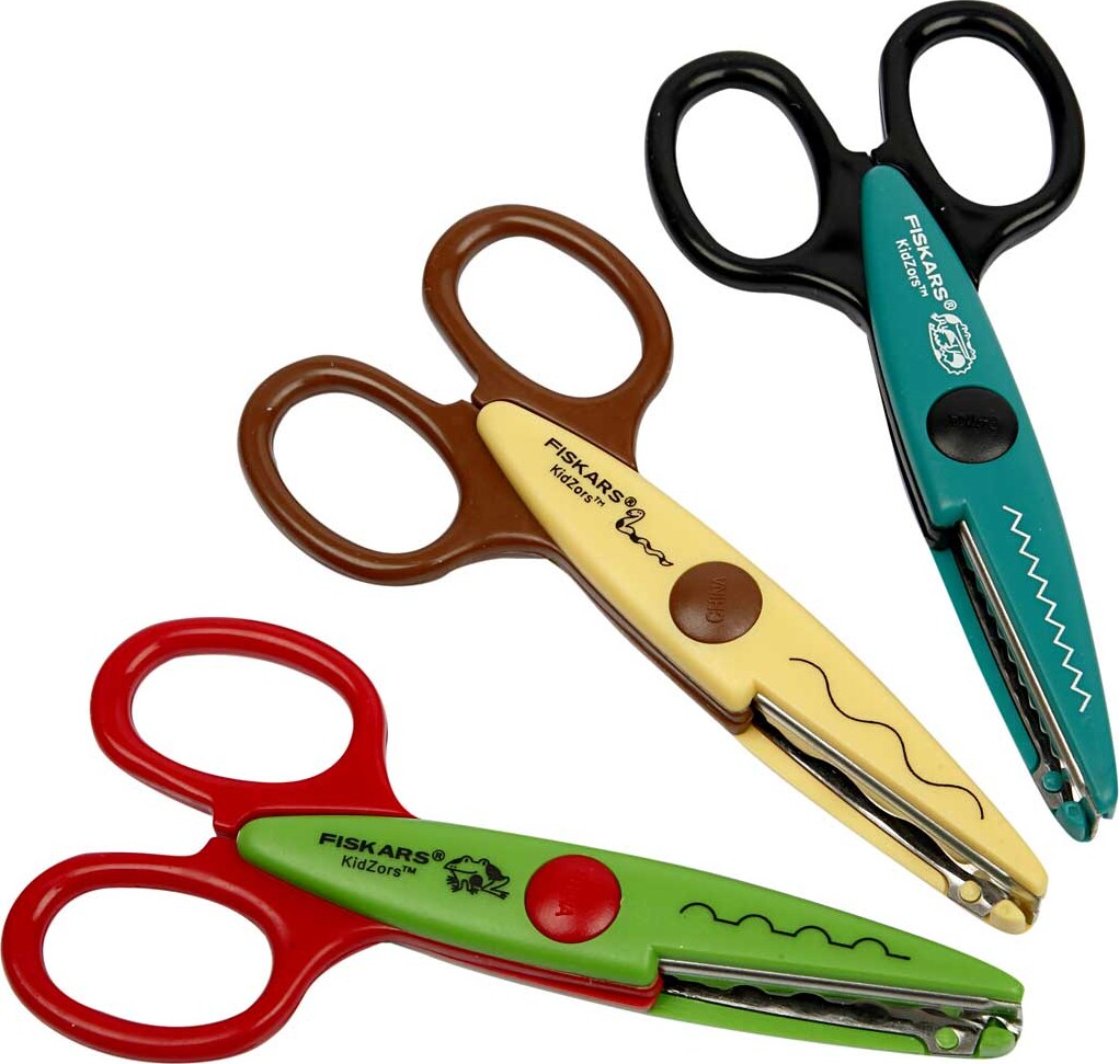 Fiskars - Kidzors Mønstersakse - 3 Stk