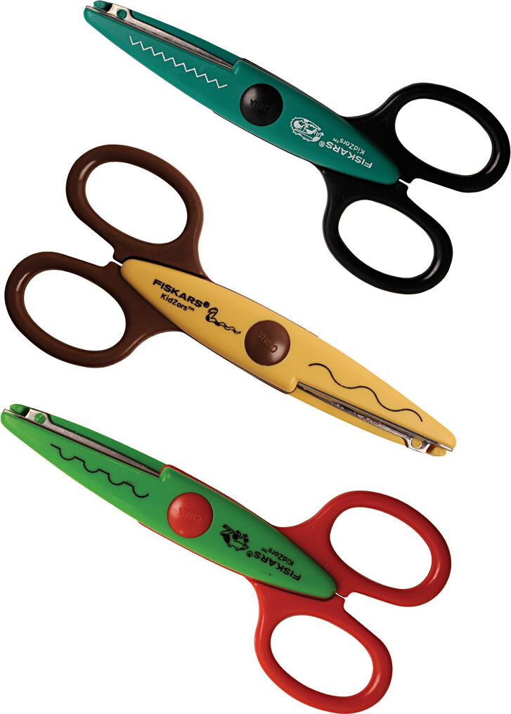 Fiskars - Kidzors Mønstersakse - 3 Stk
