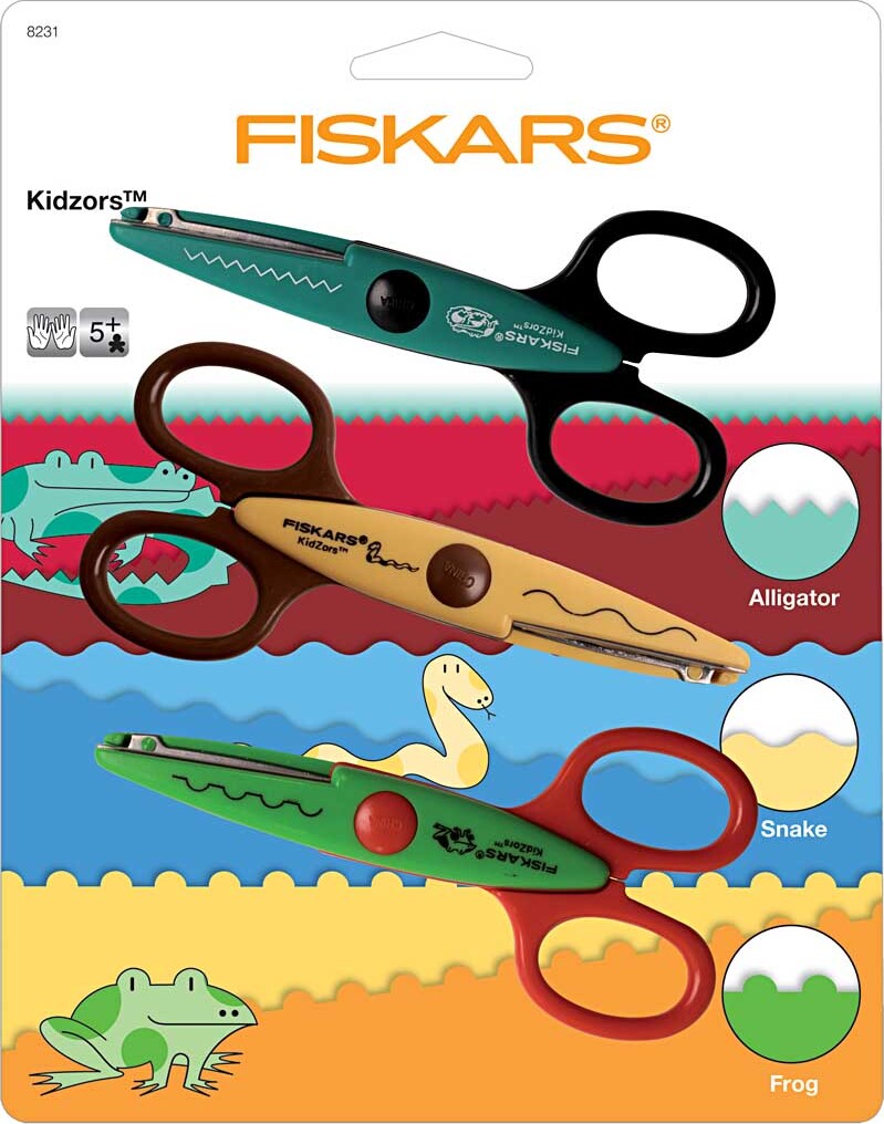 Fiskars - Kidzors Mønstersakse - 3 Stk