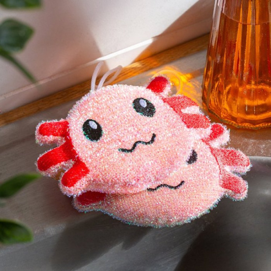 Kikkerland - Axolotl Scrub Sponge - Skuresvamp