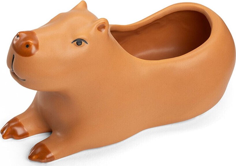 Kikkerland - Urtepotteskjuler - Cappy The Capybara Planter - Stor
