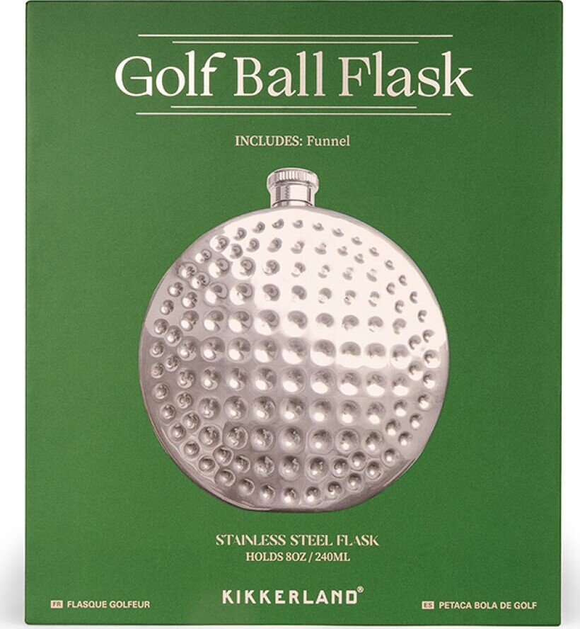 Lommelærke Til Golf - Golfbold - Rustfrit Stål - Kikkerland