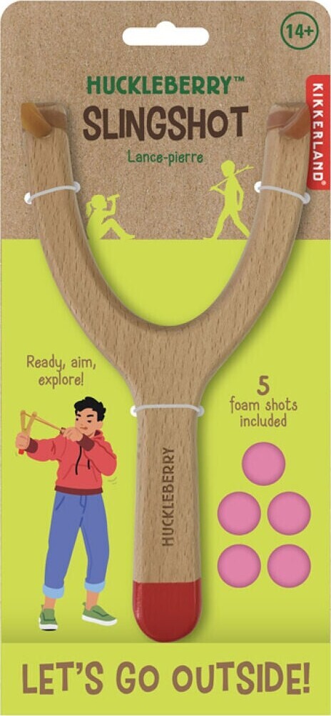 Kikkerland - Huckleberry Slingshot - Slangebøsse Med 5 Skud