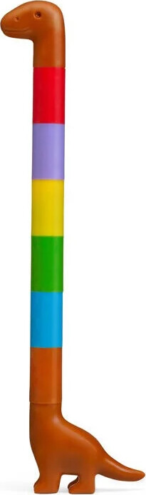 Kikkerland - Regnbue Dino Tusch - Rainbow - Mini-Sized