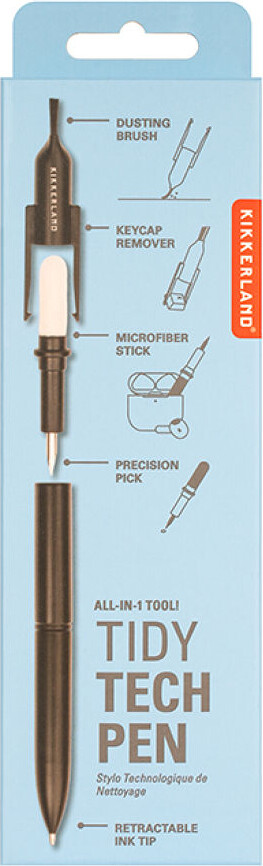 Kikkerland - Kuglepen Med Rengøringsværktøj Til Elektronik