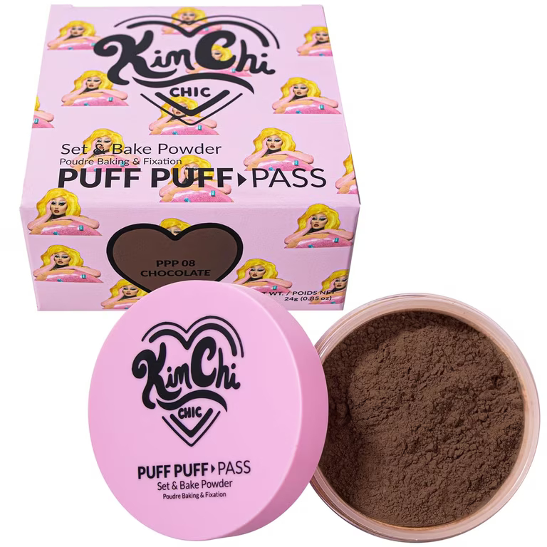 Kimchi Chic Beauty - Puff Puff Pass Loose Setting Powder - Chocolate - 24G