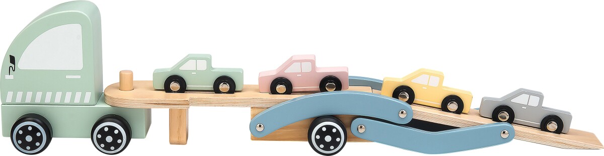 Kinder And Kids - Biltransporter Med Biler 4 Stk
