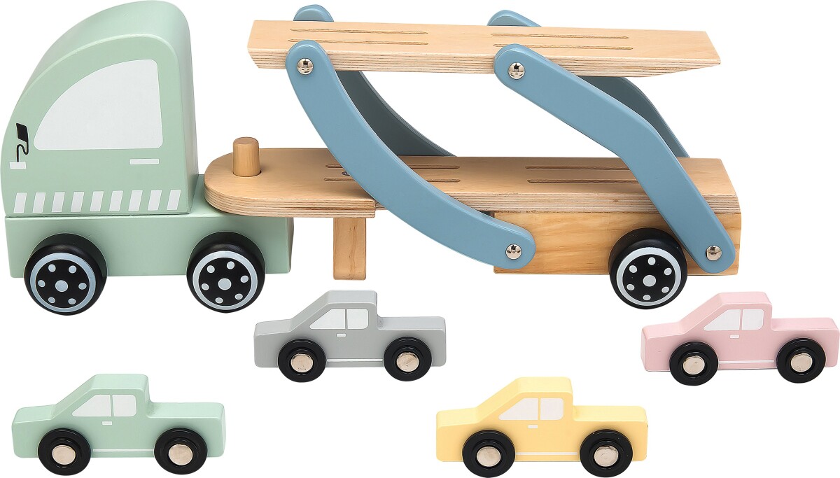 Kinder And Kids - Biltransporter Med Biler 4 Stk