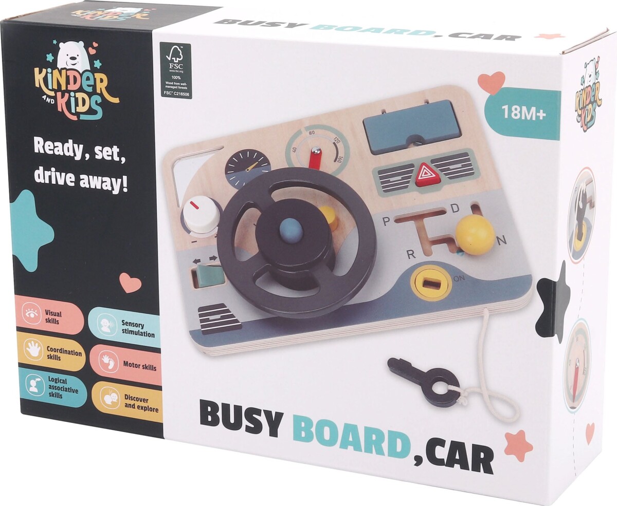 Kinder And Kids - Busy Board Bil
