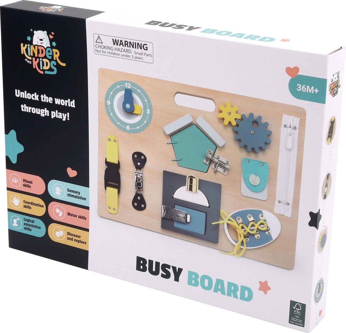Kinder And Kids - Busy Board