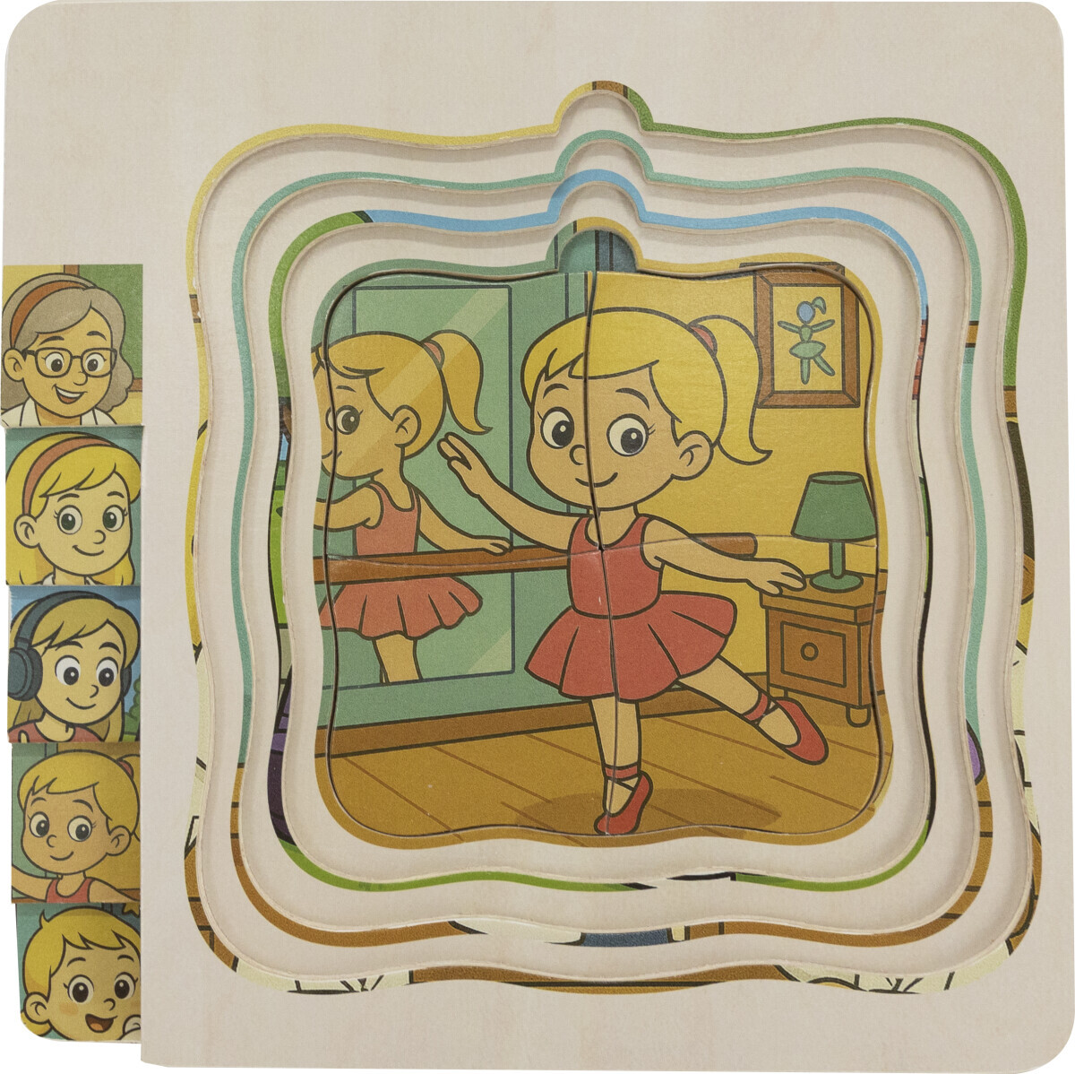 Kinder And Kids - Lag-Puslespil Pigeliv