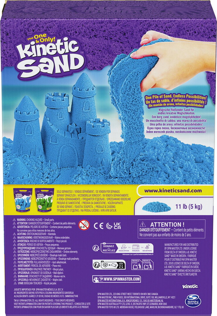 Kinetic Sand - Blå Sand 5 Kg