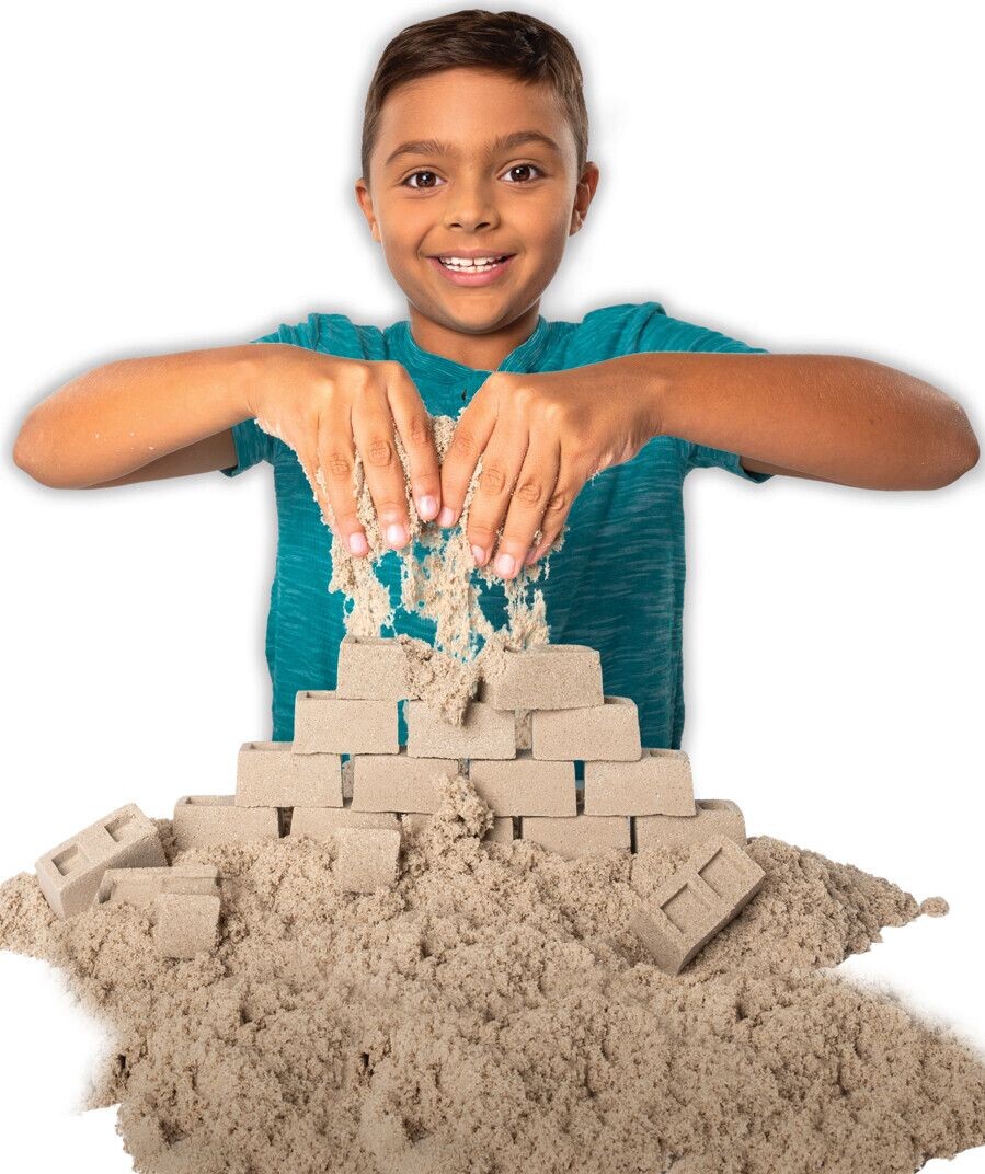 Kinetic Sand - Grav Og Nedriv Legesæt